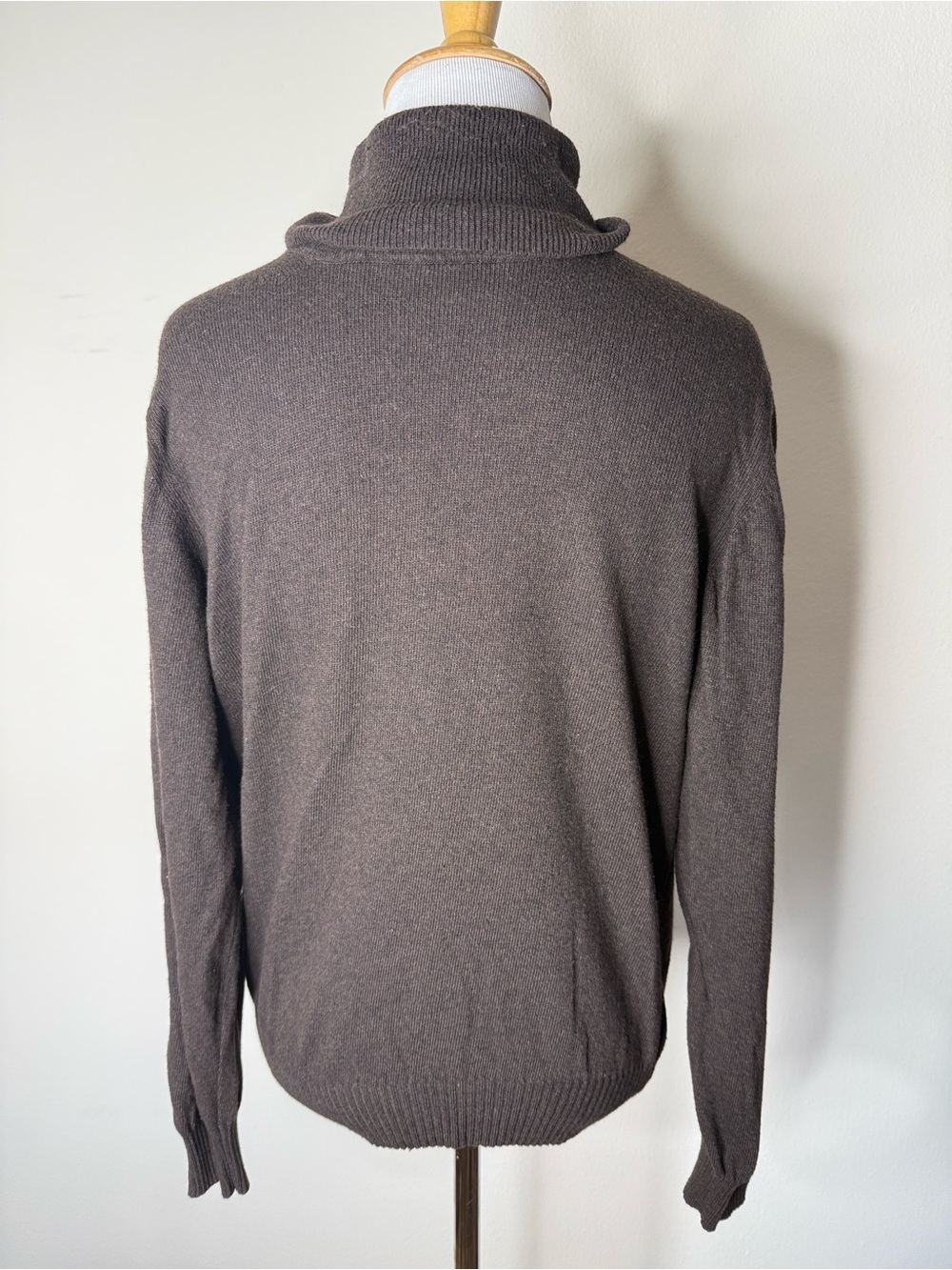 Zara Man Brown Classic Sport Turtleneck Sweater